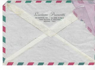Luciano Pavarotti Personal Signed/Autograhed Letter from Modena,  Italy 1980 3