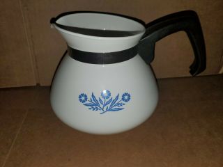 Corning Ware Teapot P - 104 6 Cup Teapot Blue Corn Flower Cornflower Classic