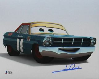 Disney Pixar Cars Signed By Mario Anderetti 8 X 10 Beckett