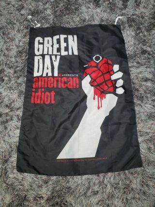 Without Tags Green Day American Idiot Cloth Poster Flag 42 " X28 "
