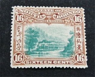 Nystamps British North Borneo Stamp 121 Og H $150