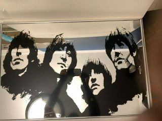Vintage 1960s The Beatles Mirror Brytone 30” X 20” Rock & Roll
