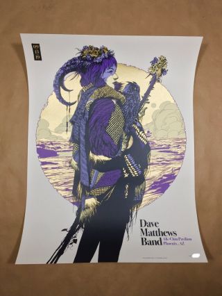 Dave Matthews Band Phoenix Ap Poster Of 50 By Ken Taylor