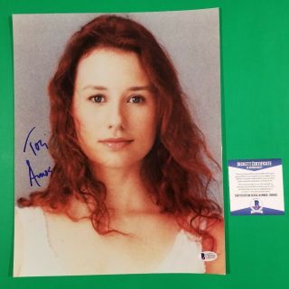 Tori Amos Signed 11 " X14 " Color Photo Beckett Certified Authentic With Bas