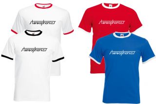 Stereophonics Ringer T Shirt Kelly Jones Adam Zindani Richard Jones 9 Colours