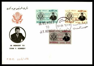 Mayfairstamps Egypt Fdc 1964 John F Kennedy Combo First Day Cover Wwc_33803