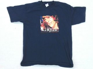 Vintage Alanis Morissette 2004 Tour Concert T - Shirt Size L