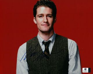Matthew Morrison Signed Autographed 8x10 Photo Glee Sexy Tweet Vest Gv838212