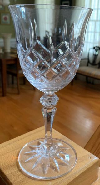Galway Crystal Longford 7 3/4 " Water Goblets Set Of 4