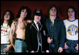 Ac/dc Group Photo Poster