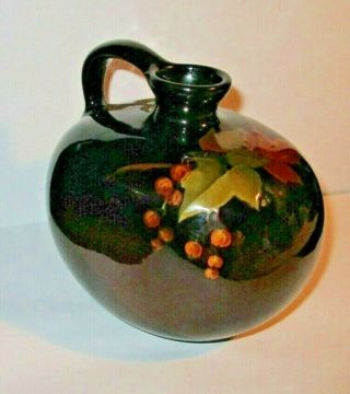 Early 1900 Louwelsa A Weller Hand - Painted Art Pottery Jug 379 Berries