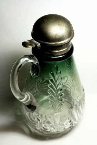 Antique Eapg Syrup Pitcher.