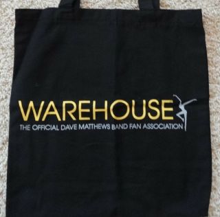 Dave Matthews Band Warehouse Tote Bag - Dmb Club Bag