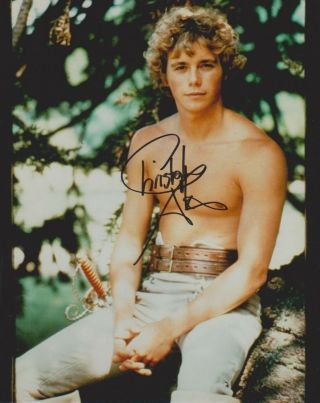 Christopher Atkins Signed Photo - Star Of The Blue Lagoon / Dallas - Sexy G825