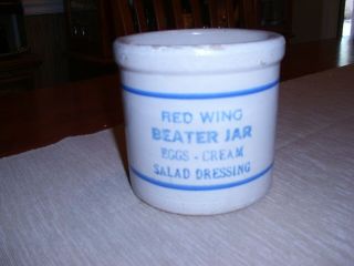 Vintage Red Wing Stoneware Beater Jar