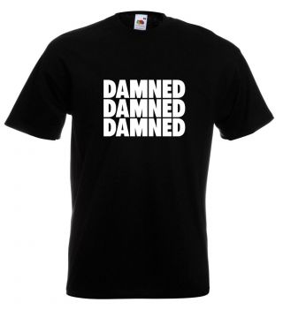 The Damned T Shirt Dave Vanian Rat Scabies Captain Sensible Brian James Punk
