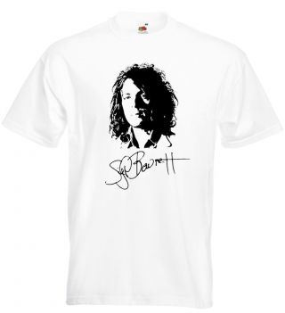 Syd Barrett Autograph Tee Shirt Pink Floyd Dave Gilmour Roger Waters Nick Mason