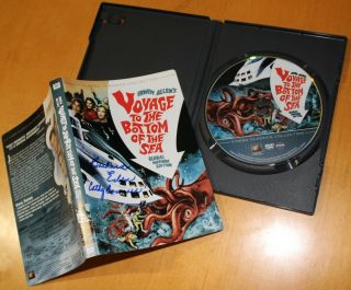 VOYAGE TO THE BOTTOM OF THE SEA DVD signed by BARBARA EDEN (Lt.  Cathy Connors) 3