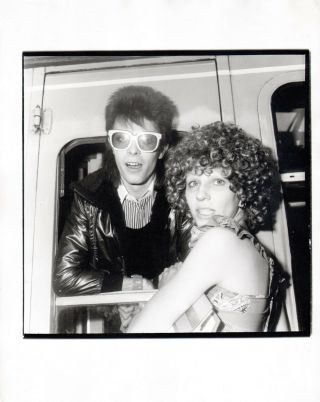 David & Angie Bowie Vintage Ziggy Stardust Era Orig.  Photograph N.  9.  5″x12″