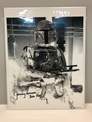Jeremy Bulloch Boba Fett Signed Star Wars The Empire Strikes Back 8x10 Photo