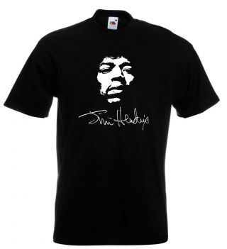 Jimi Hendrix Autograph T Shirt Hendrix Experience Noel Redding Mitch Mitchell