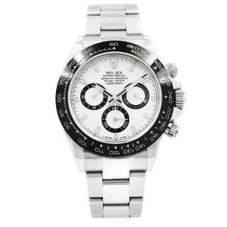 Rolex Cosmograph Daytona 116500ln White Dial Stainless Steel Automatic Men Watch