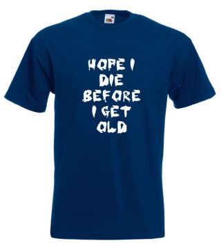 The Who T Shirt My Generation Hope I Die Before I Get Old Pete Townshend Mod