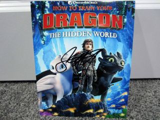 Jay Baruchel Actor How To Train Your Dragon Signed Autographed 8x10 Photo W/coa