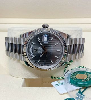 Rolex Day - Date 40 228239 White Gold BOX AND PAPERWORK 2018 2