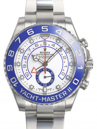 Rolex Yacht - Master Ii 116680 Stainless Steel Blue Ceramic Bezel 44mm Auto Watch