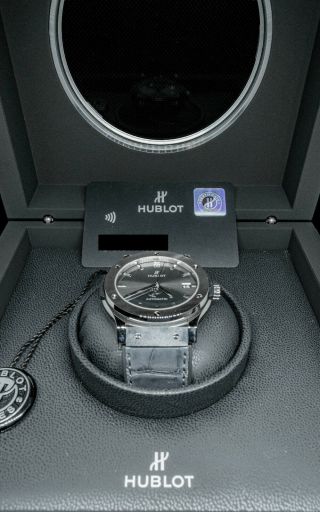 Hublot Classic Fusion Racing Grey Titanium 45mm 511.  Nx.  7071.  Lr 2019
