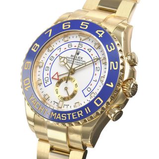 Rolex Yacht - Master Ii Yellow Gold Ceramic Bezel 44mm Automatic Watch 116688