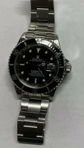 Rolex Submariner Ref 16610 Black Dial,  Box Circa 2000 2
