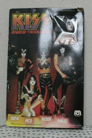Mego Kiss Paul Doll,  Box (1978)