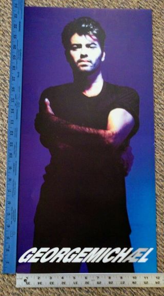 George Michael Promotional Poster Vintage Item