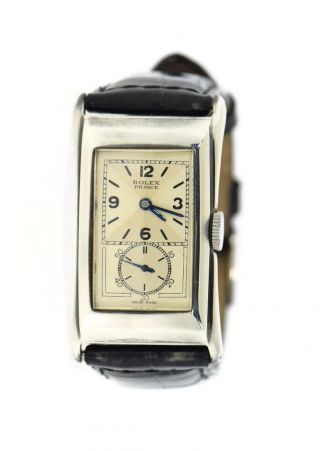 Rolex Prince Brancard Sterling Silver Watch 4402