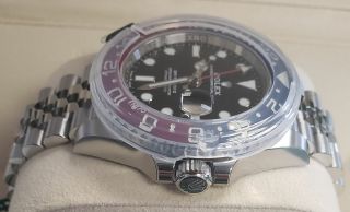 STICKERED 2019 Rolex GMT Master II PEPSI Red Blue Ceramic 126710BLRO Watch 3