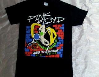 Pink Floyd T Shirt Laser Spectacular U.  S.  Tour The Wall Waters Adult Small