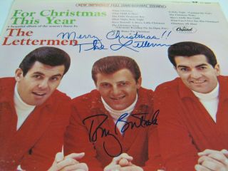 The Lettermen - For Christmas This Year - Capitol Records 1966 - Signed