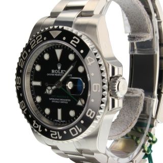 Rolex GMT - Master II Automatic Steel Black Watch 40 mm 116710 LN 2019 All Sticker 3