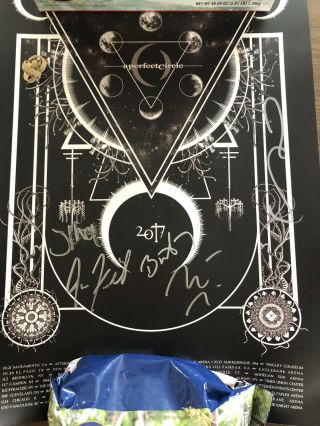 A Perfect Circle - 2017 Vip Poster Band Signed
