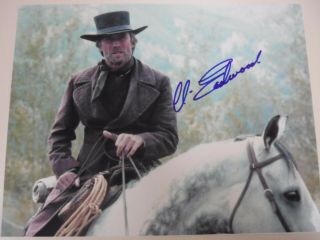 Holiday Special - - Clint Eastwood Signed " Pale Rider " Photo