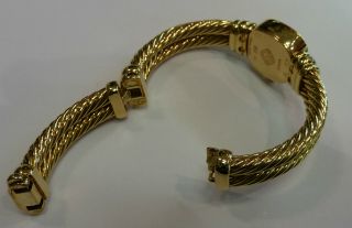 100 Authentic David Yurman Chelsea Solid 18K Yellow Gold Diamond Quartz Watch 3