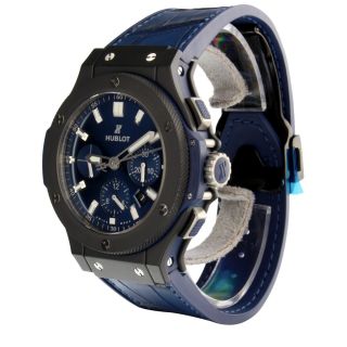 Hublot Big Bang 44mm Ceramic Automatic Self Wind Blue Watch 301.  CI.  7170.  LR 3