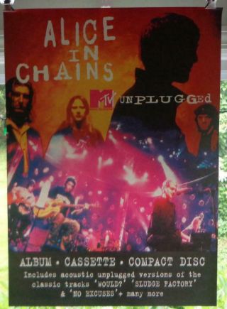 Alice In Chains : English Mtv Unplugged Promo Poster