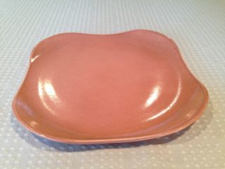 Vintage 1950s Russel Wright/steubenville Coral Pink 12.  5 " Square Platter Plate