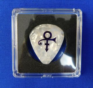 Prince Purple Symbol Guitar Pick Single Sided Pearl Marble