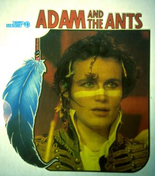 Adam & The Ants Adam Face Band 80s,  Vintage Retro Tshirt Transfer Print,  Nos