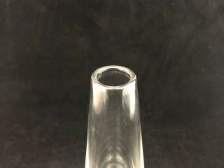 Steuben Glass Teardrop Bud Vase Signed 8” Tall 2