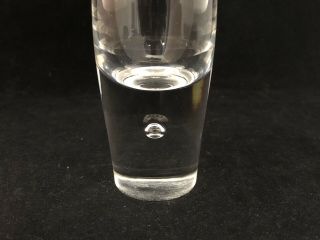 Steuben Glass Teardrop Bud Vase Signed 8” Tall 3